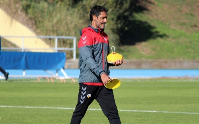 Seligrat durant un entrenament aquesta temporada a Sant Oleguer | Pau Vituri